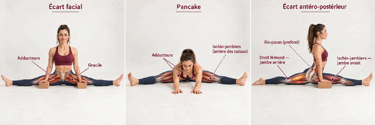 Écart facial, pancake et petit écart : trois formes, trois logiques de placement