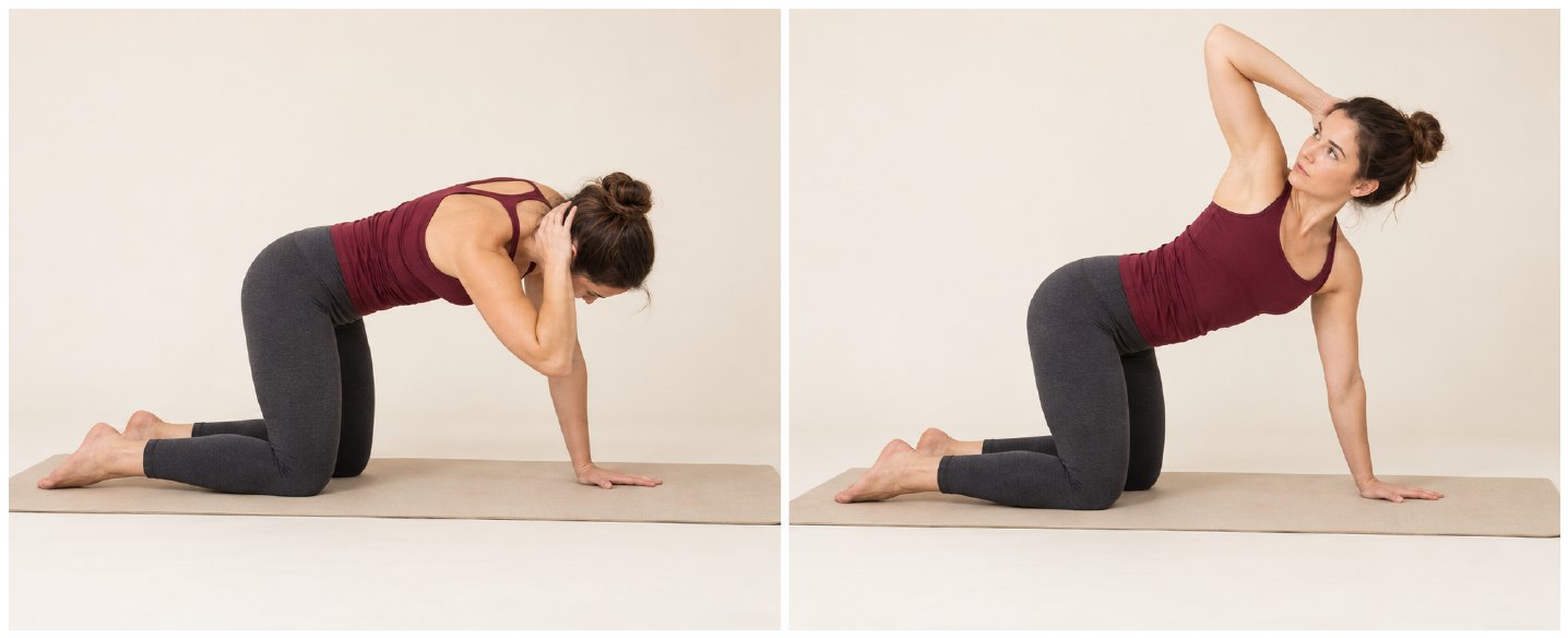 Postures et progressions : torsions et inclinaisons